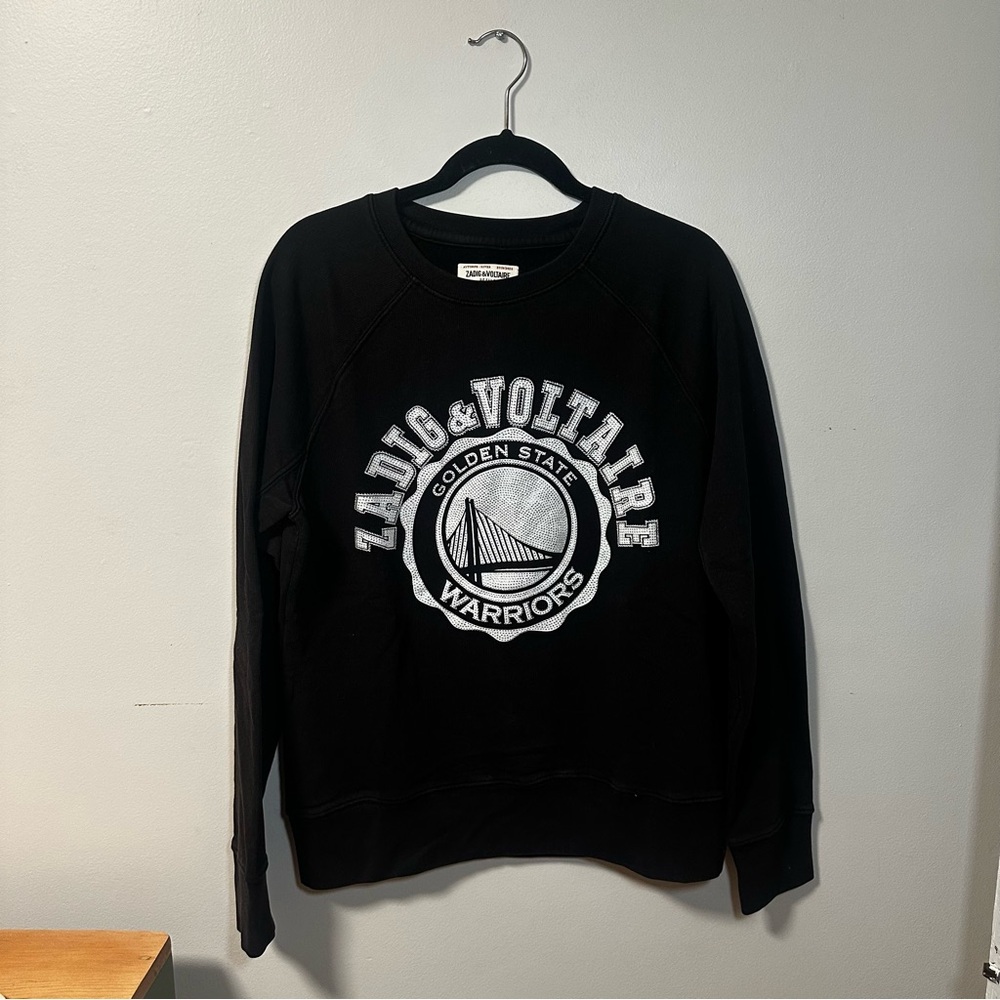 Zadig & Voltaire Golden State Warriors Sweatshirt. Size L. Retail- $250